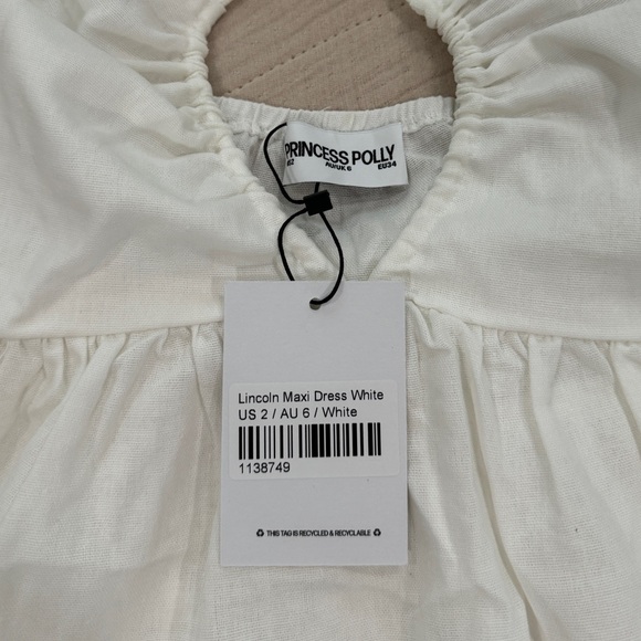 Princess Polly White Maxi Dress - Picture 2 of 5